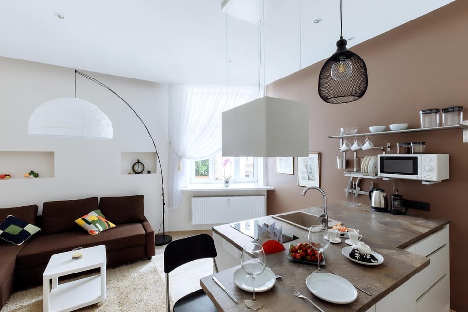 New stylish studio in the center Apartment in Riga