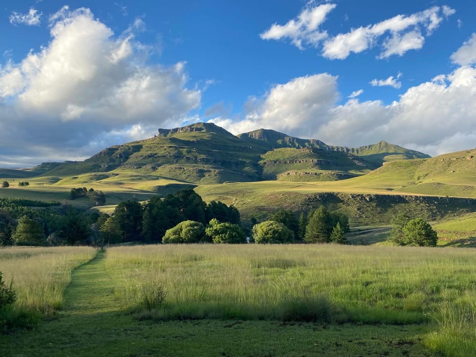 Garden view, Mountain view