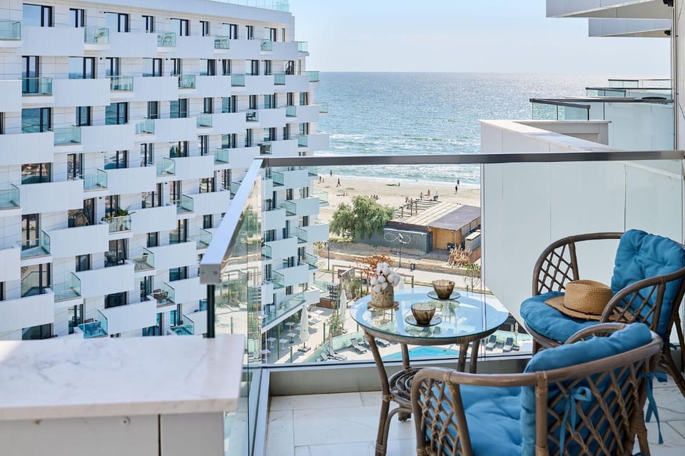 Property building, Day, View (from property/room), Balcony/Terrace, Sea view