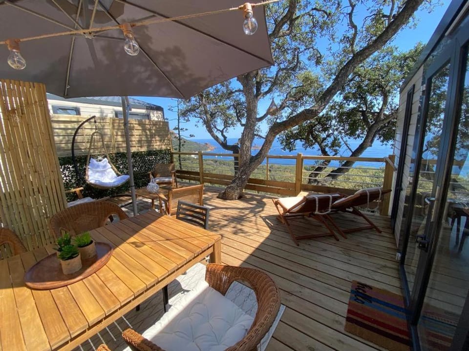 Property building, Patio, Day, View (from property/room), Dining area, Sea view