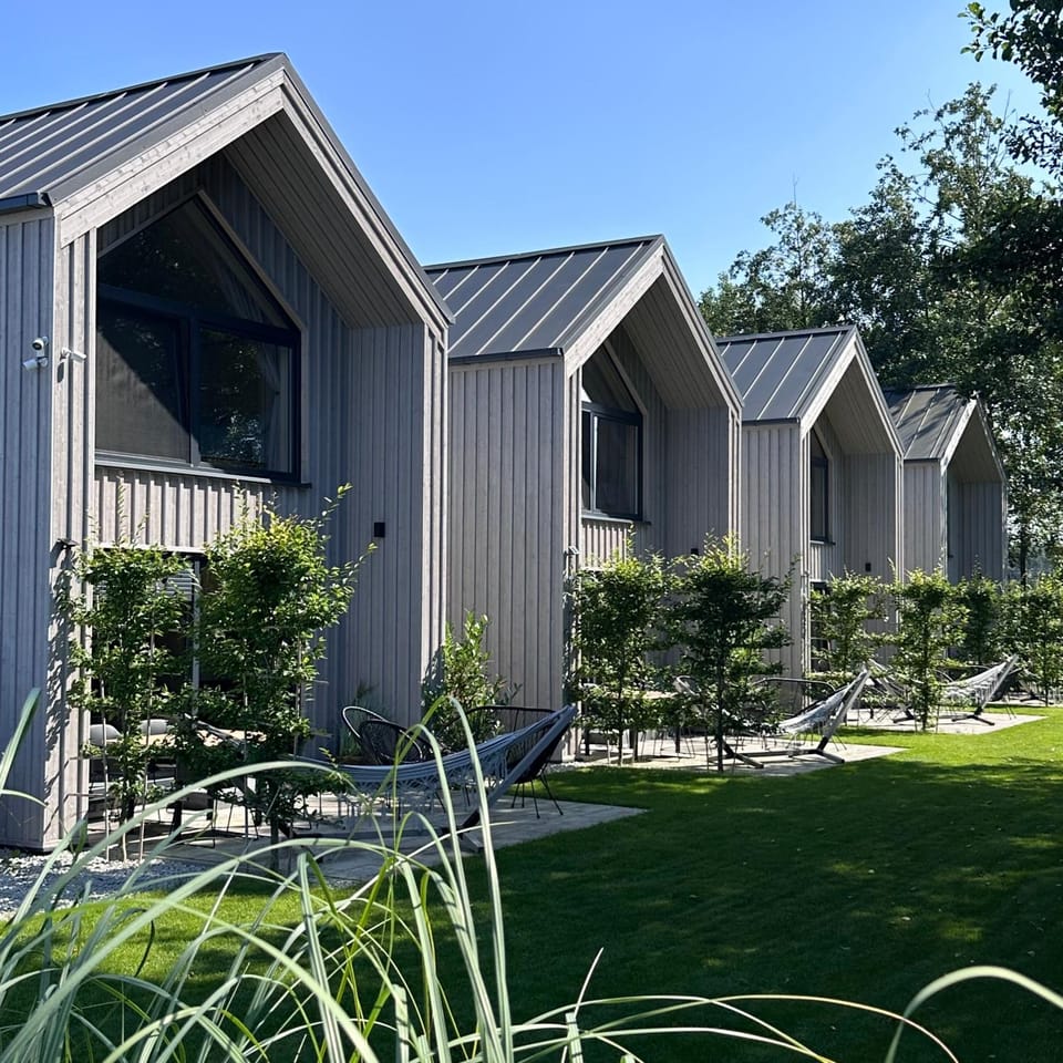 Stodoły na Fali Nature lodge in Pomeranian Voivodeship