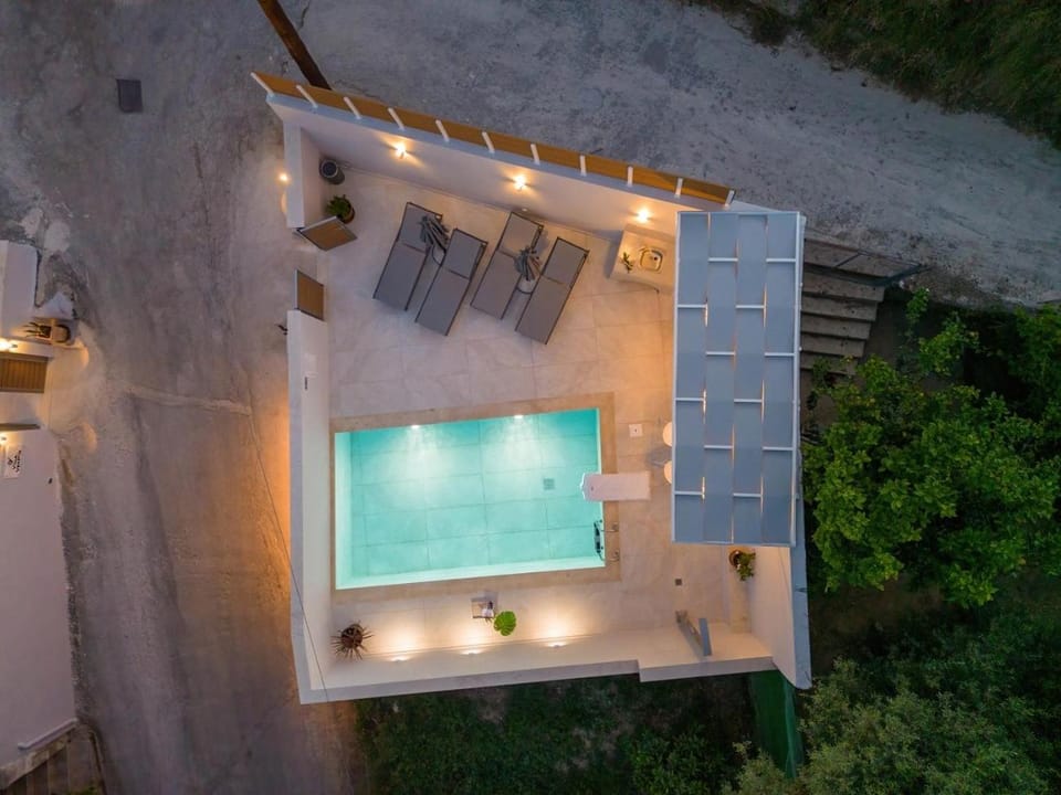 Night, Natural landscape, Pool view, Swimming pool, Swimming pool