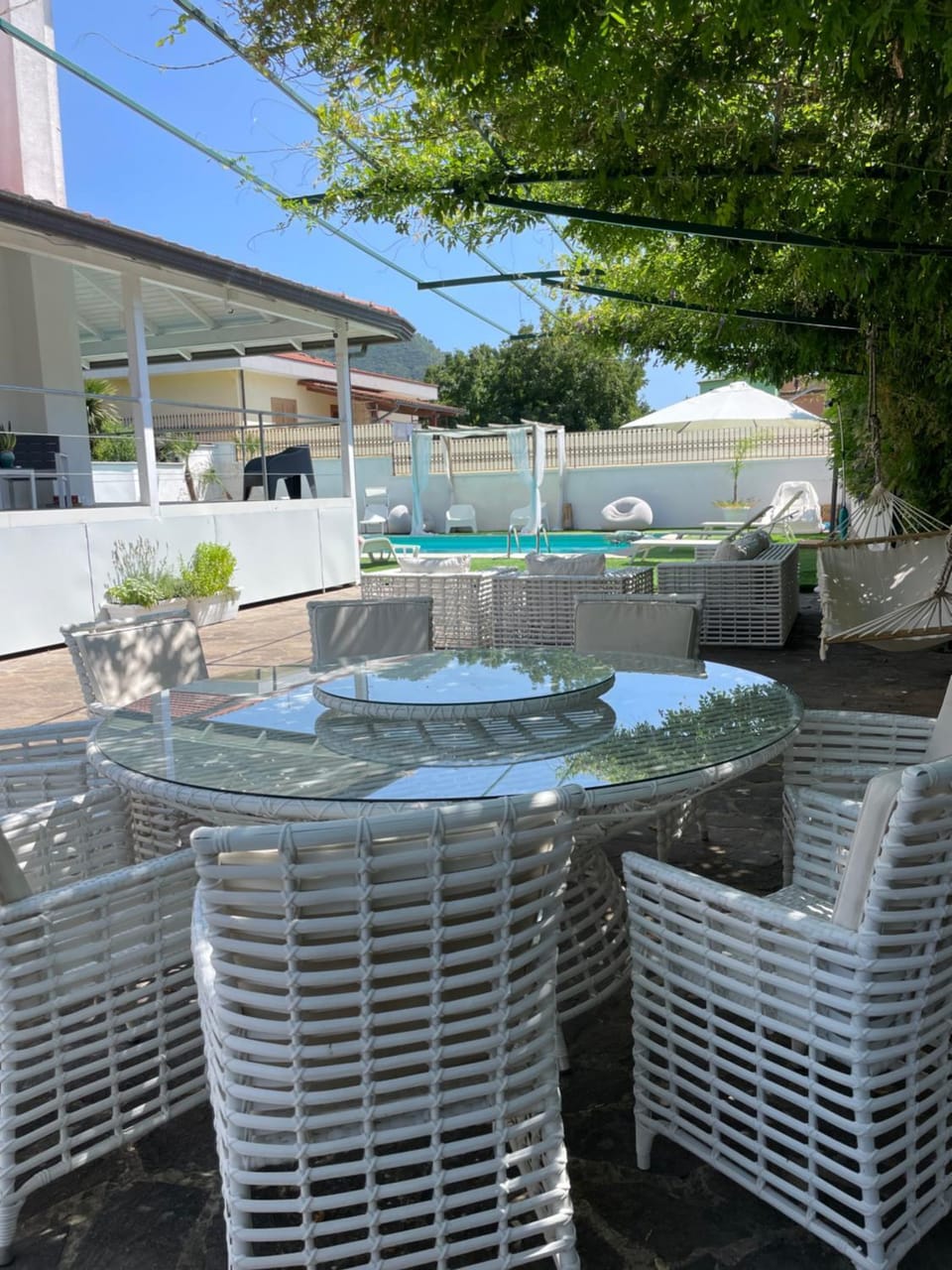 Patio, Pool view, Swimming pool