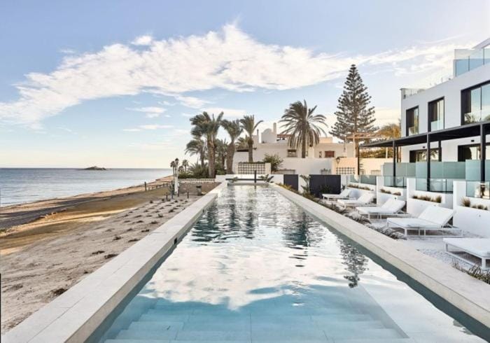 Natural landscape, Beach, Pool view, Swimming pool