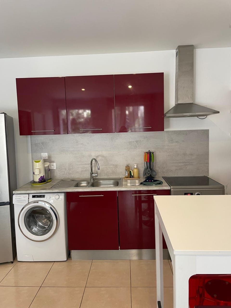 Kitchen or kitchenette, oven, pet friendly, toaster, washing machine