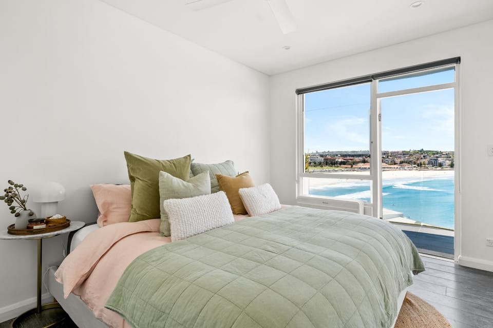 Natural landscape, Bedroom, Sea view