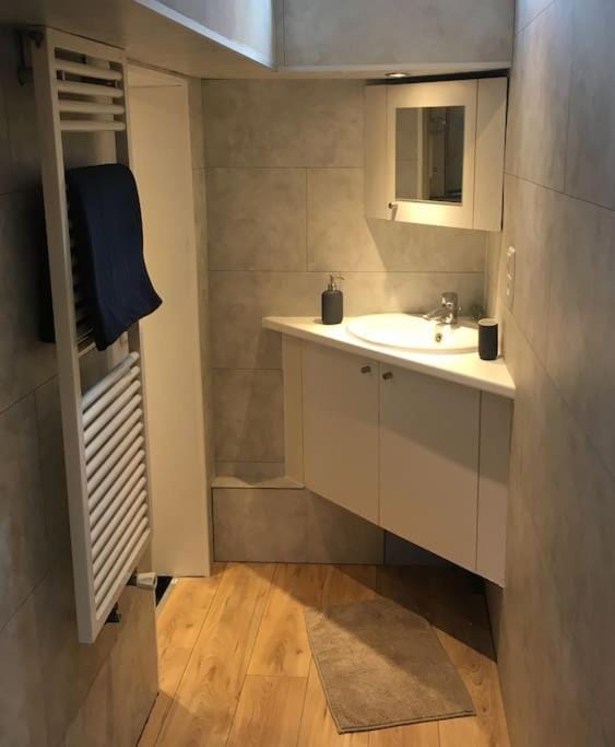 Captain's cabin: Cosy flat on a house boat Cabin in Strasbourg