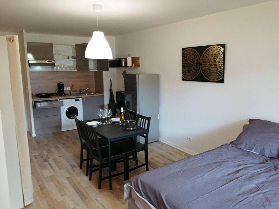Studio 5 min du centre et de la gare Apartment in Normandy