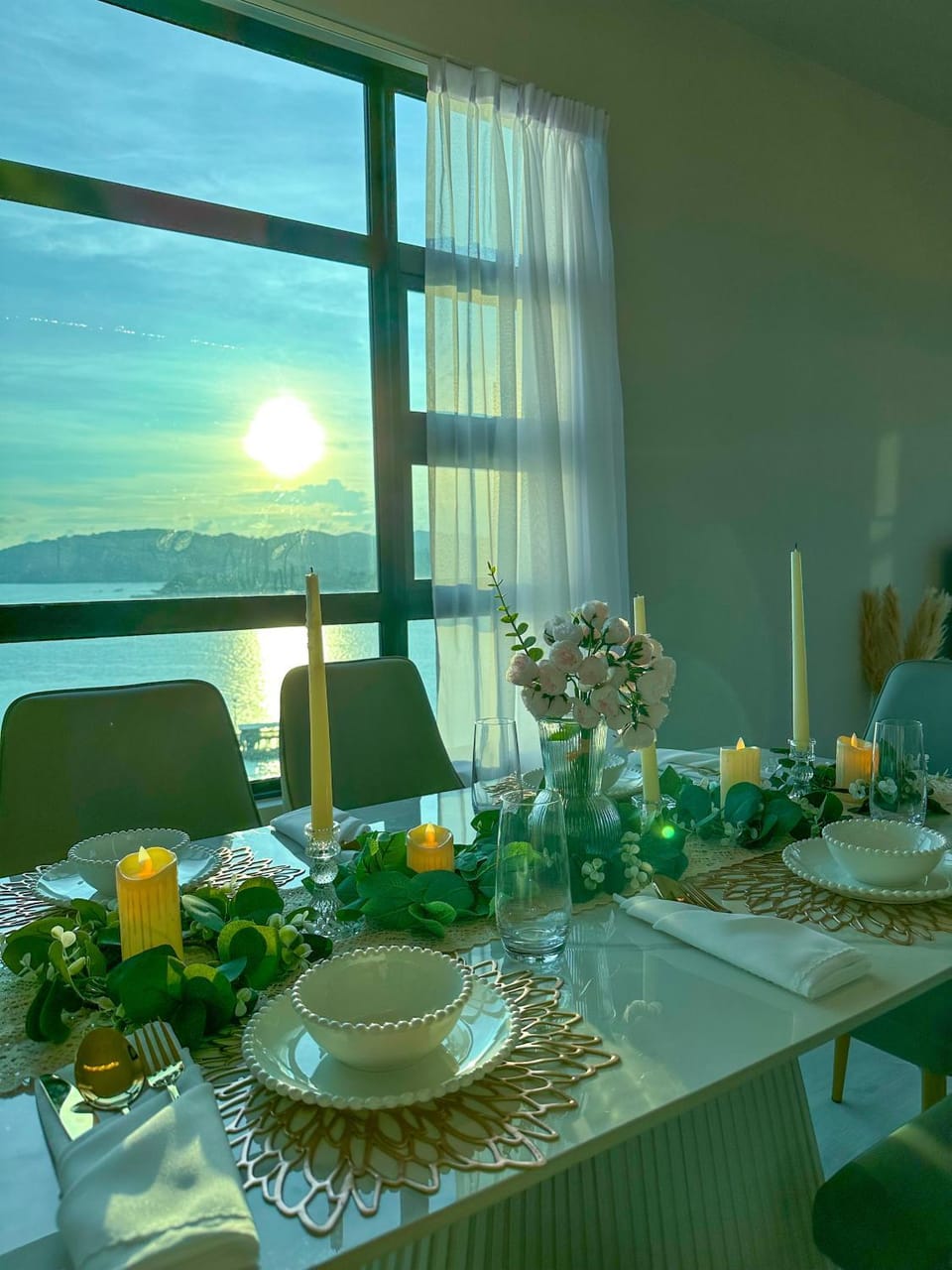 Dining area, Sea view