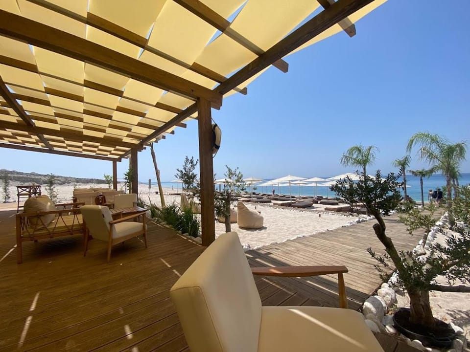 Beach, Sea view, sunbed