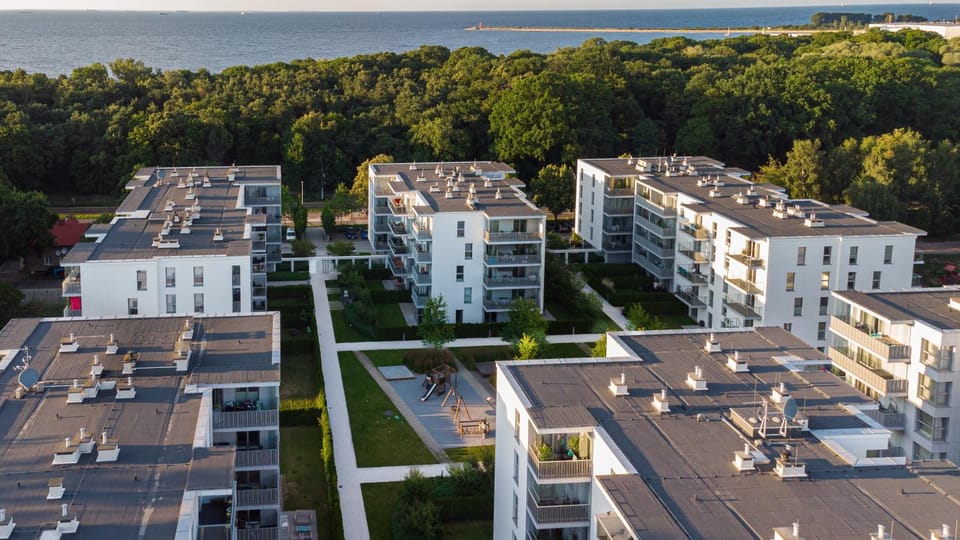 Bird's eye view, Sea view