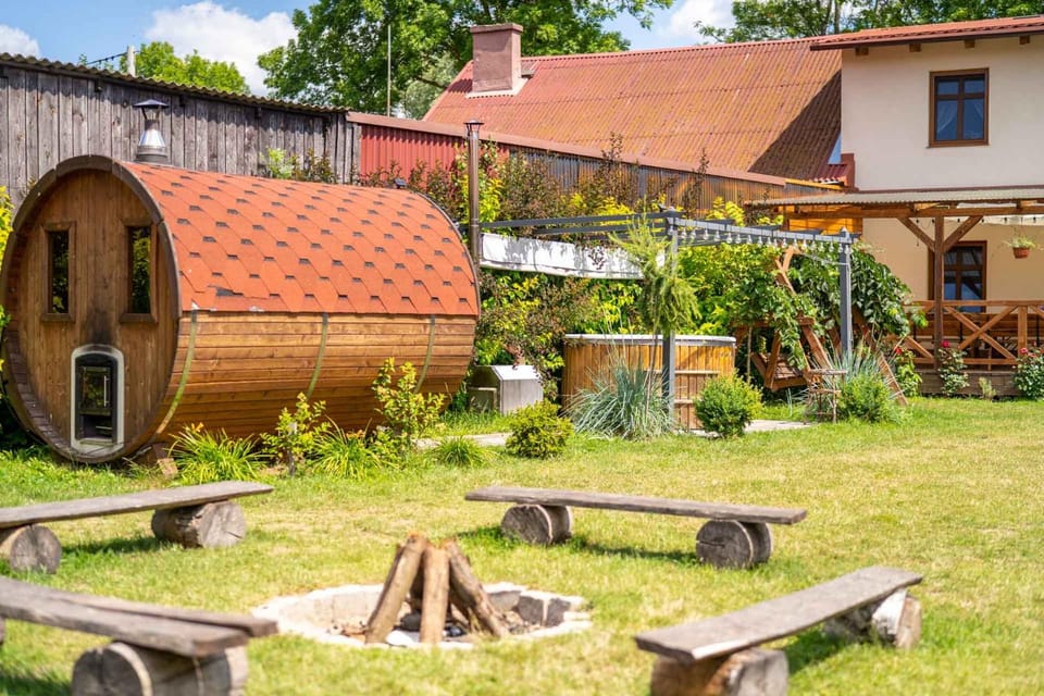 Dom na Mazurach nad jeziorem Białym Zakątek Zacisze House in Poland