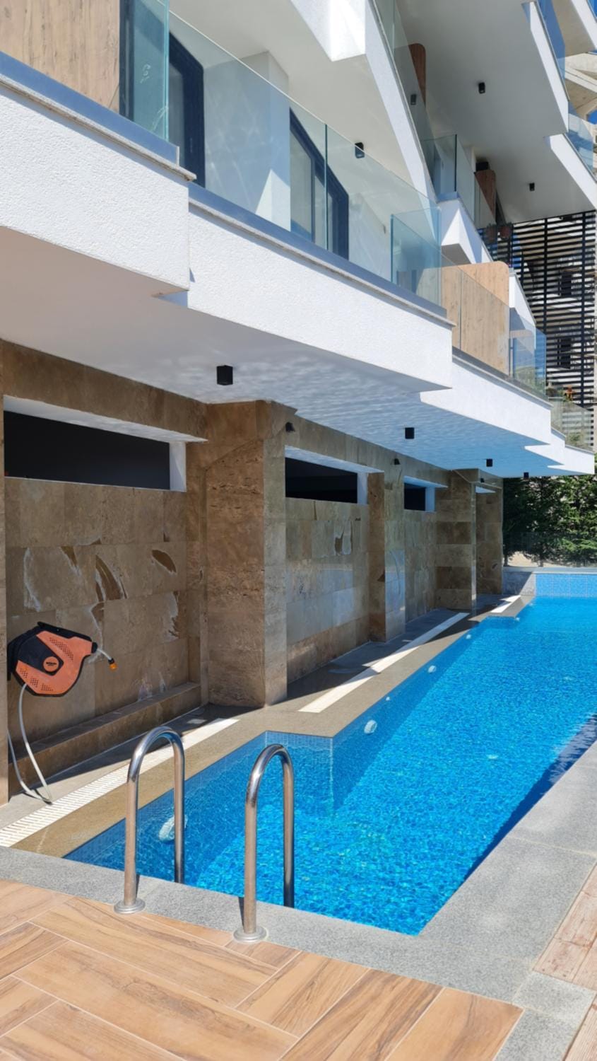 Property building, Pool view, Swimming pool