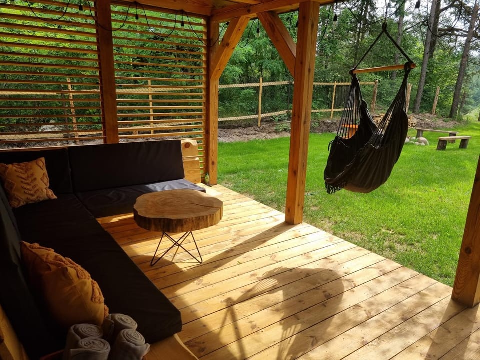 Patio, Natural landscape, Garden, Seating area, Garden view