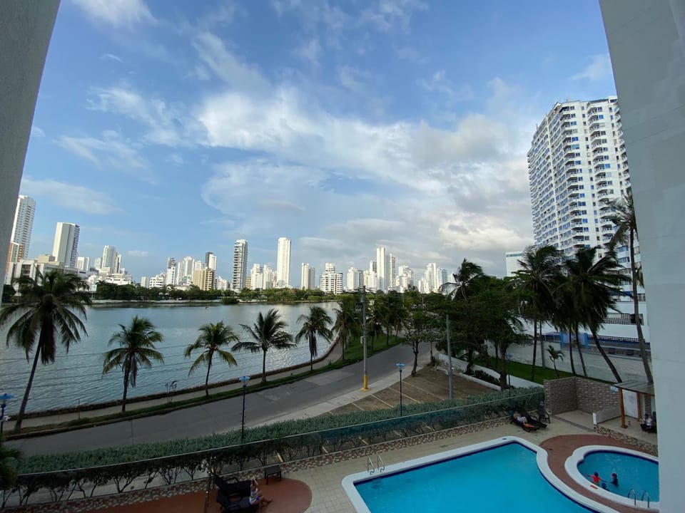 City view, Pool view