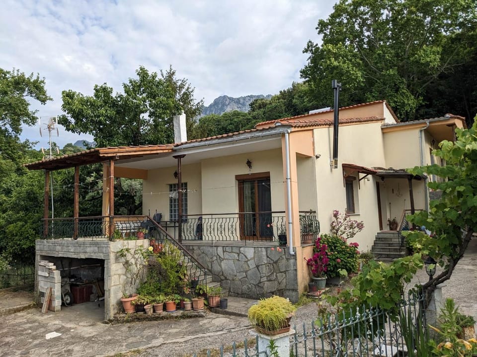 Property building, Natural landscape, Garden view