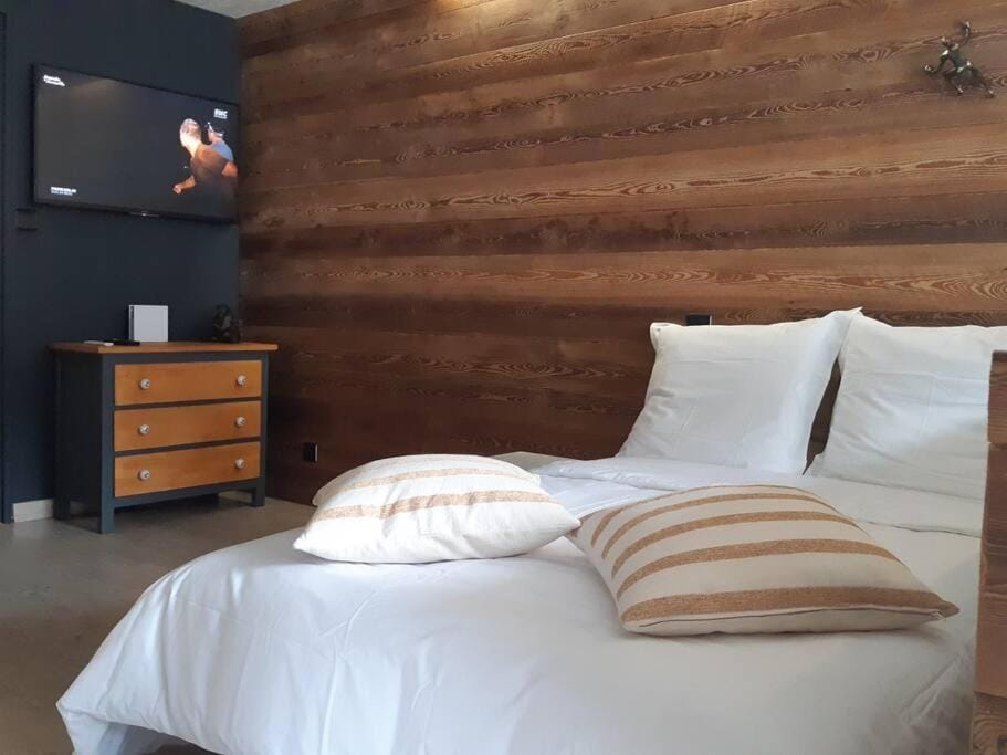 Bed, TV and multimedia