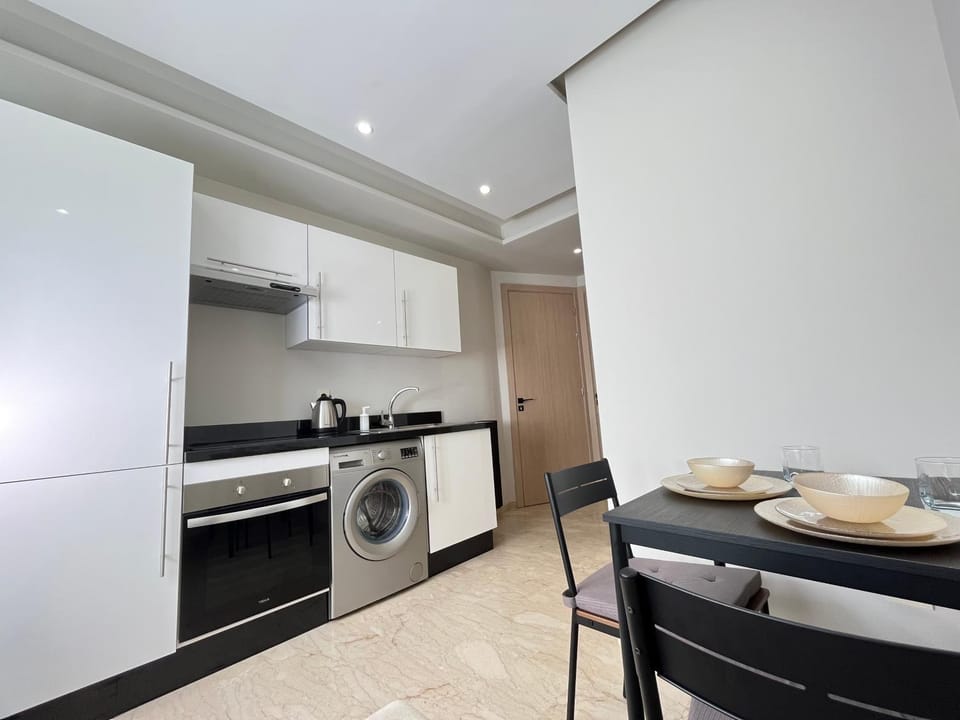 Coffee/tea facilities, Kitchen or kitchenette, Dining area, pet friendly, stove, washing machine, kitchen