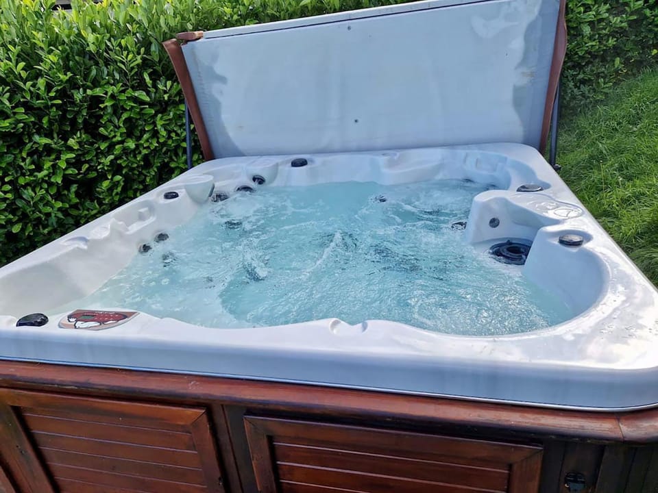 Torr Lodge- luxury log cabin with private hot tub! Cabin in Northern Ireland