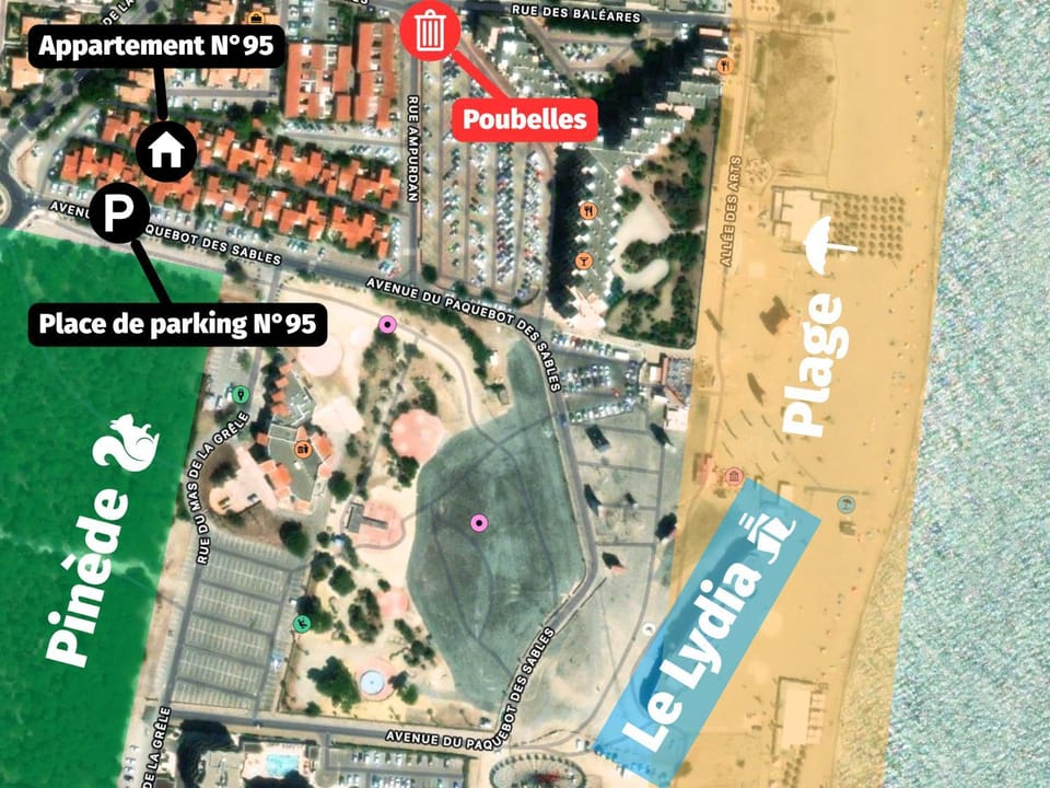 Nearby landmark, Bird's eye view, Beach, Beach, City view, Landmark view, Landmark view, Location