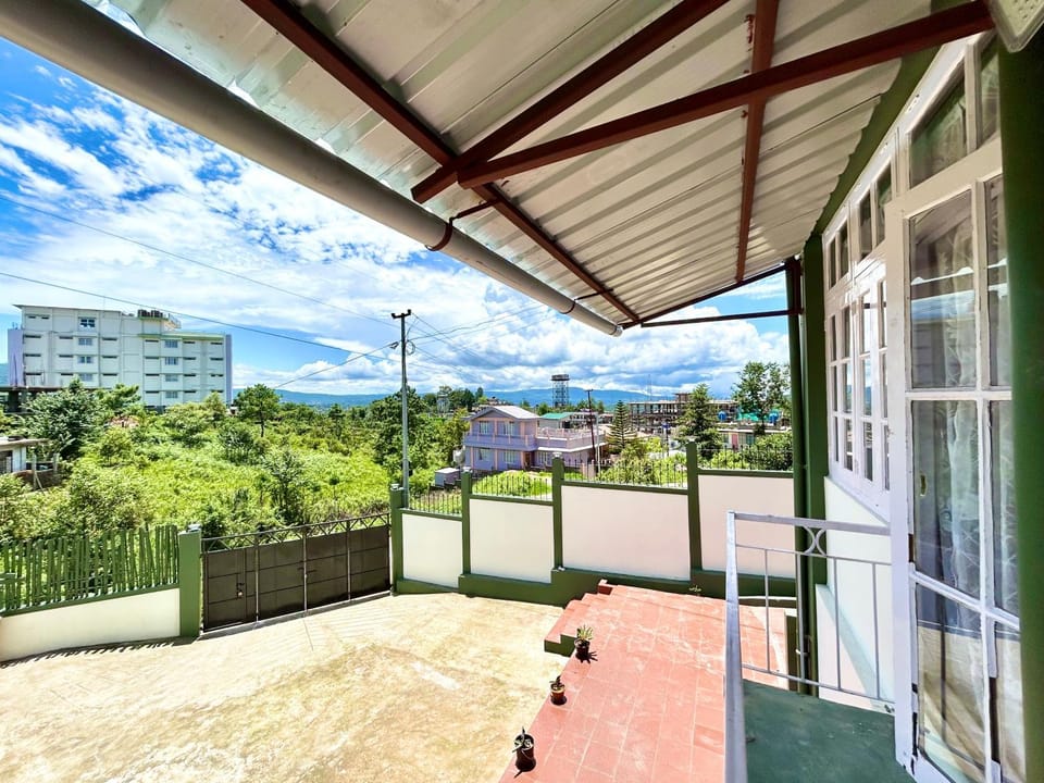 Property building, Patio, Day, Natural landscape, View (from property/room), Balcony/Terrace