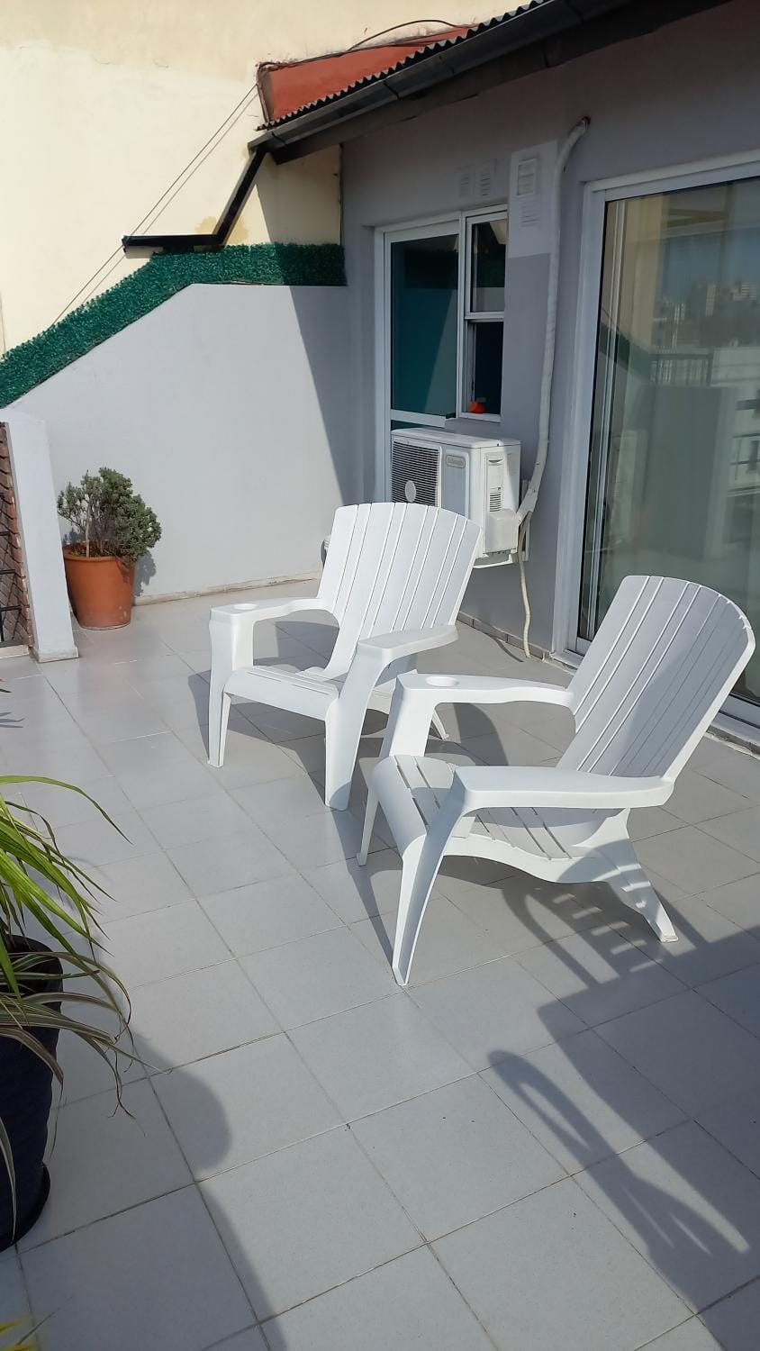 Balcony/Terrace, sunbed