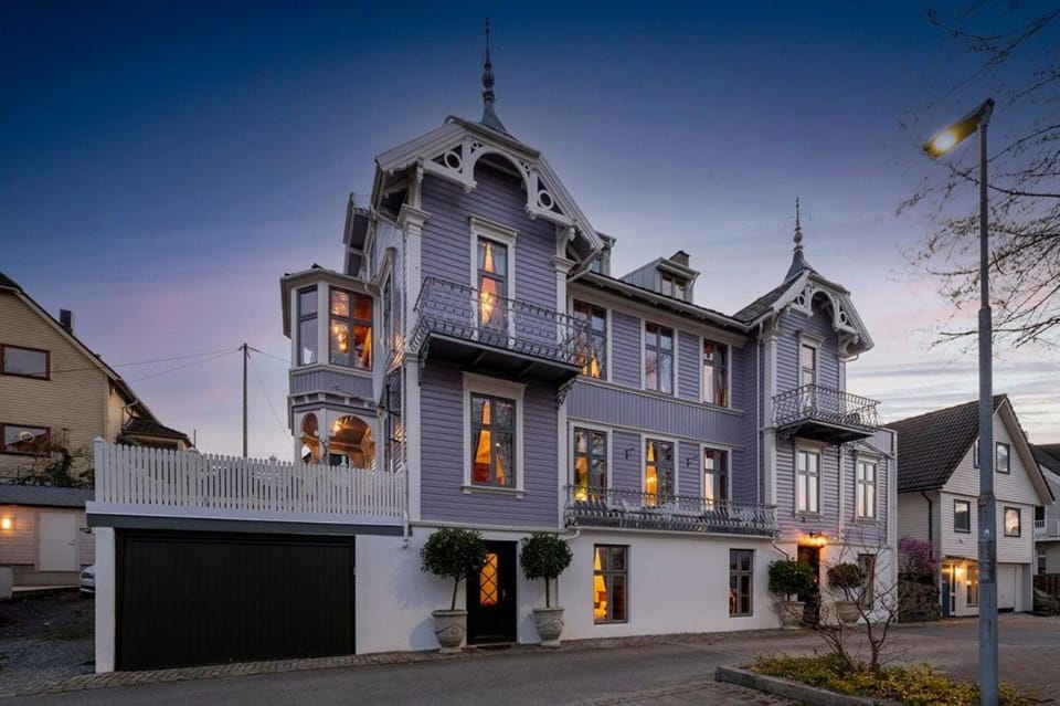 Property building, Night, Street view