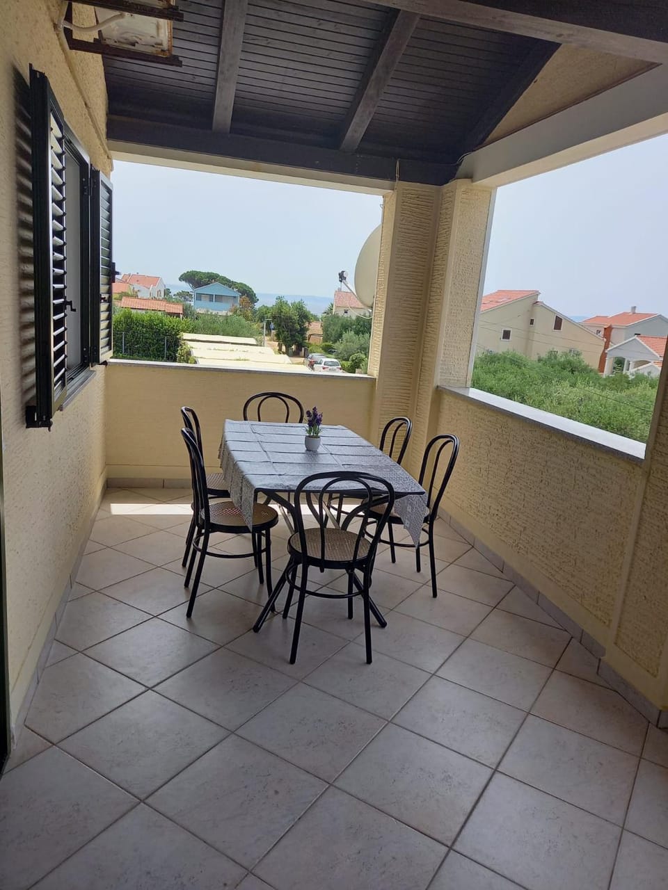 Day, View (from property/room), Balcony/Terrace, Seating area, Dining area