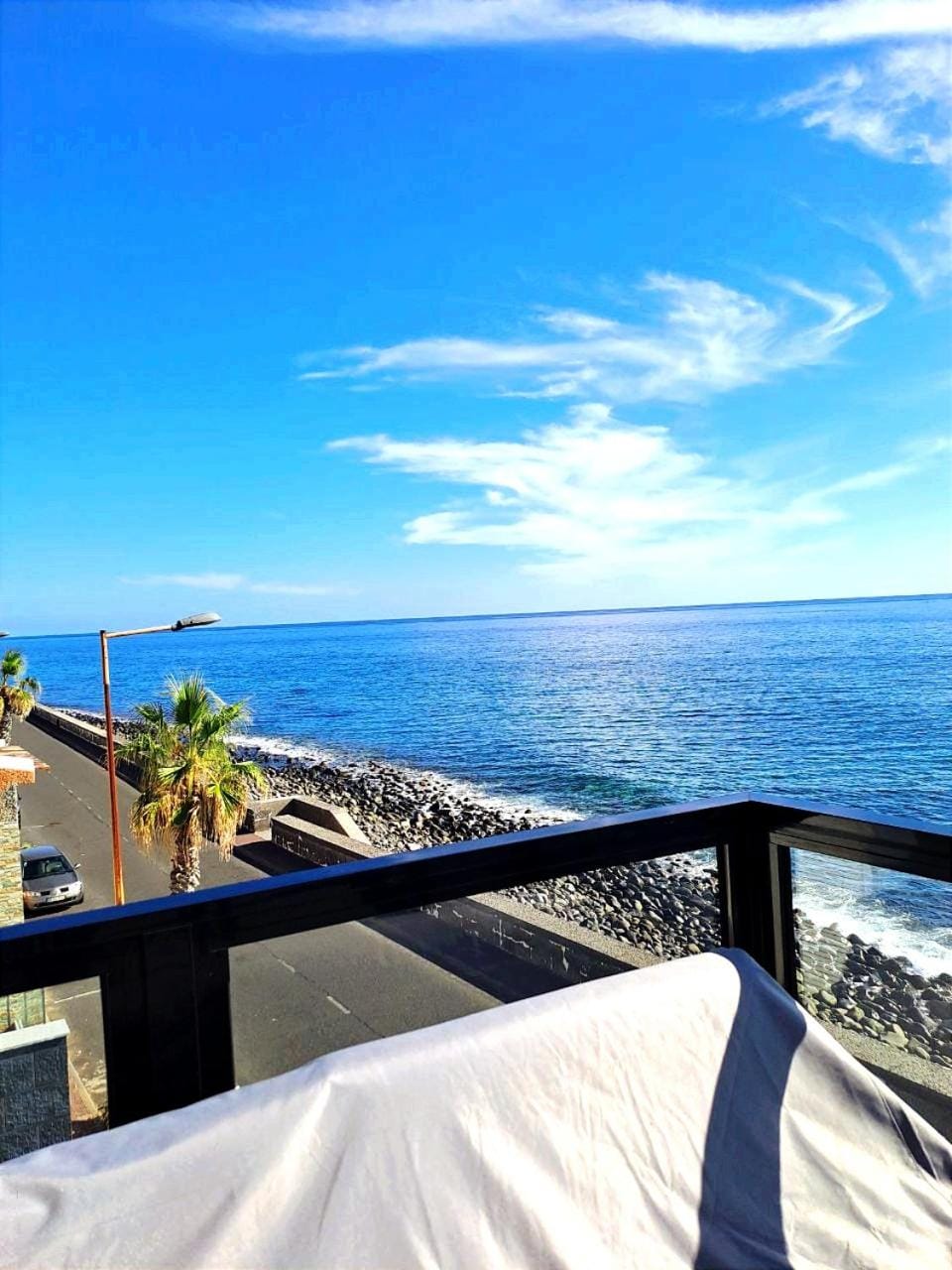 Day, Natural landscape, View (from property/room), Balcony/Terrace, Beach, Sea view