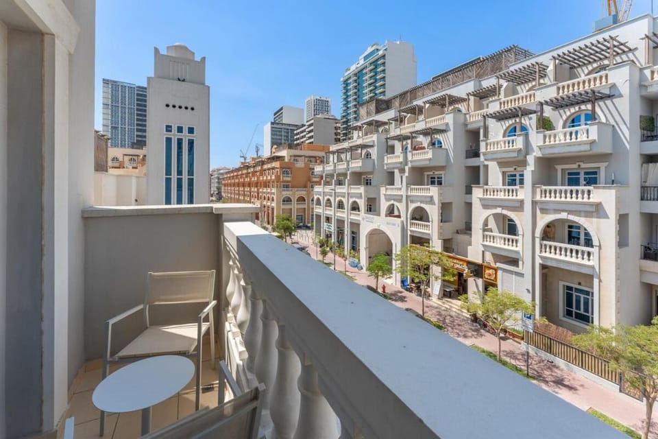 Contemporary 2BR w/ Maid's Room at JVC Apartment in Dubai