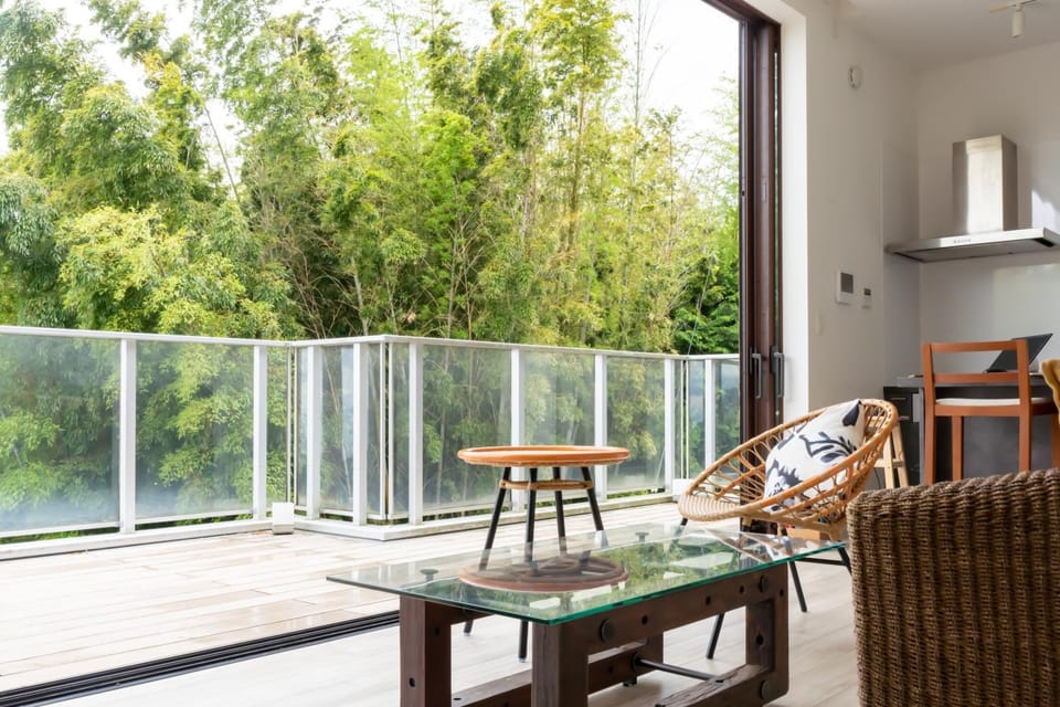 View (from property/room), Balcony/Terrace, Living room