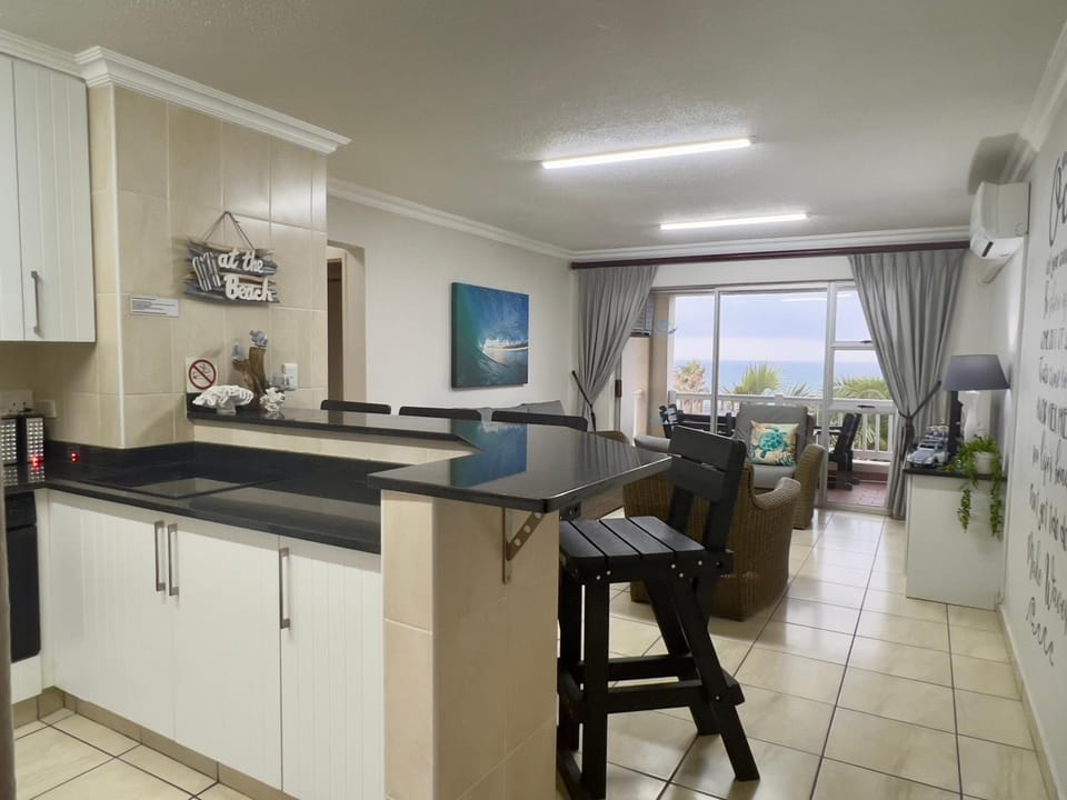Living room, Sea view, stove, kitchen, air conditioner