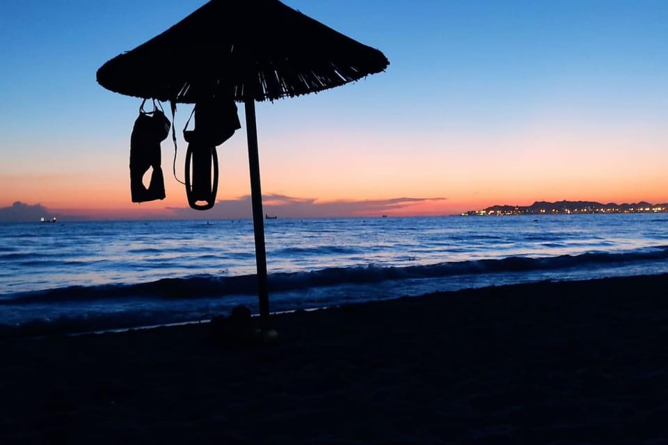 Natural landscape, Beach, Sea view, Sunrise, Sunset