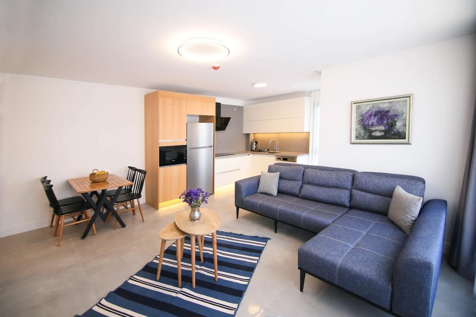 TV and multimedia, Kitchen or kitchenette, Living room, Seating area, Dining area, minibar