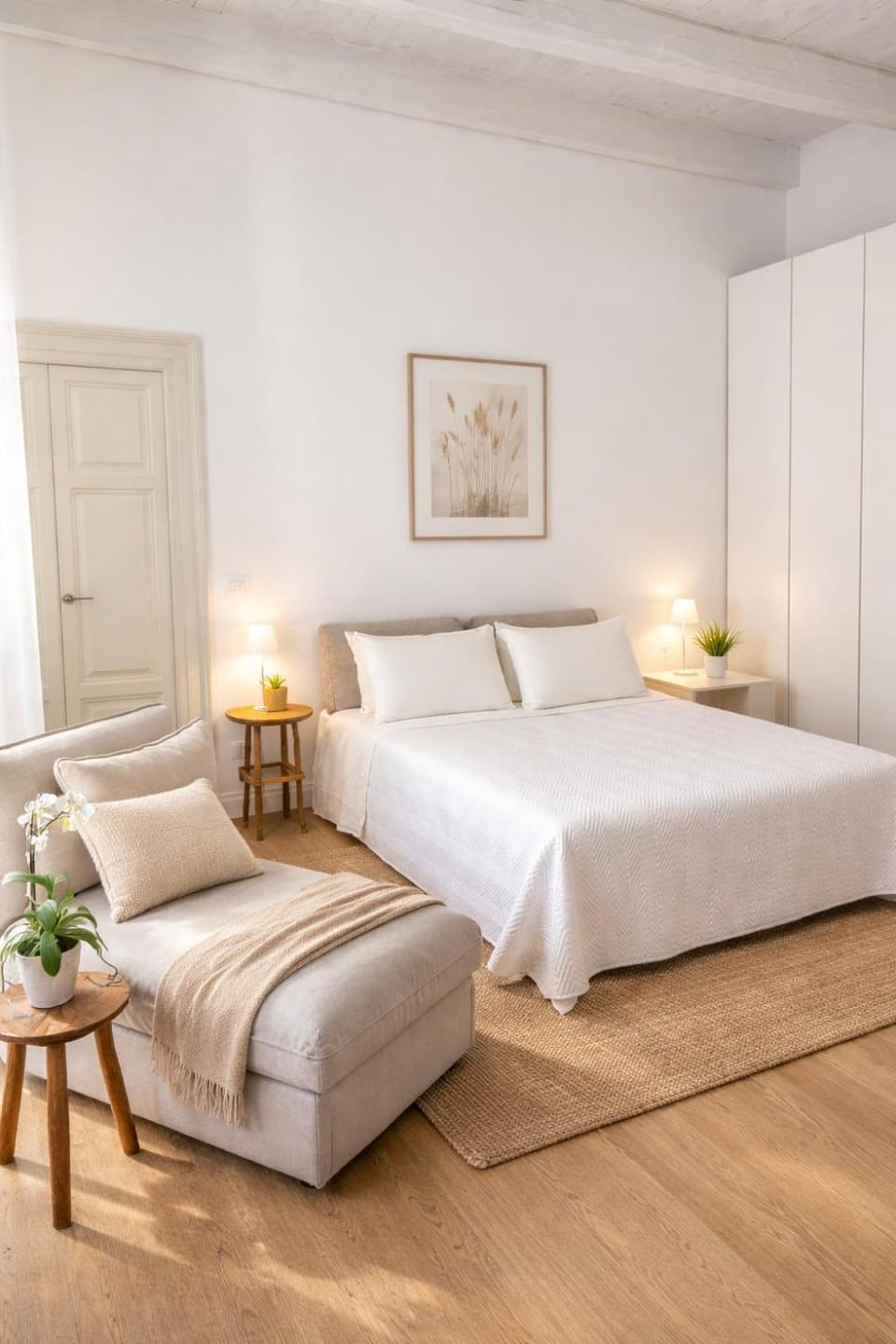 Bed, Photo of the whole room, Bedroom, wardrobe