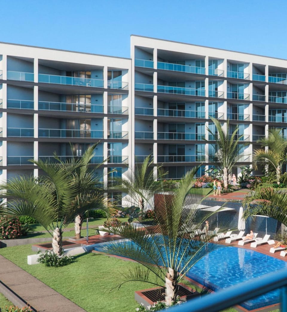 Property building, Garden, Garden view, Pool view, Swimming pool, sunbed