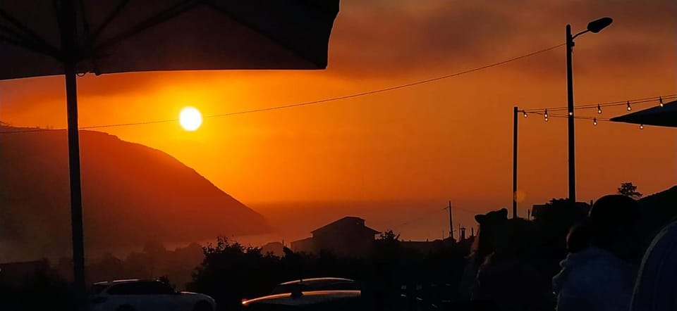 Natural landscape, Mountain view, Sunset