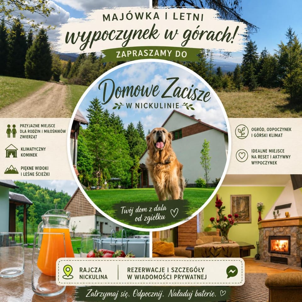 Domowe Zacisze w Nickulinie House in Poland