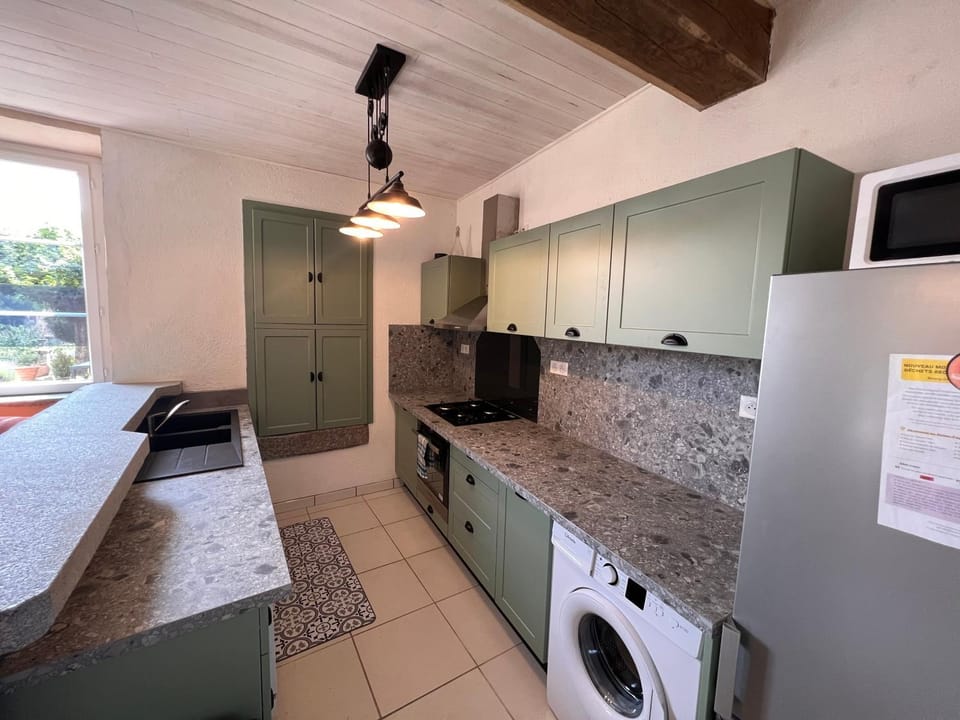 Kitchen or kitchenette, dishwasher, minibar, pet friendly, stove, washing machine