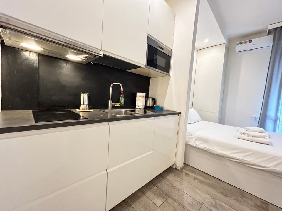 Kitchen or kitchenette, Photo of the whole room, air conditioner
