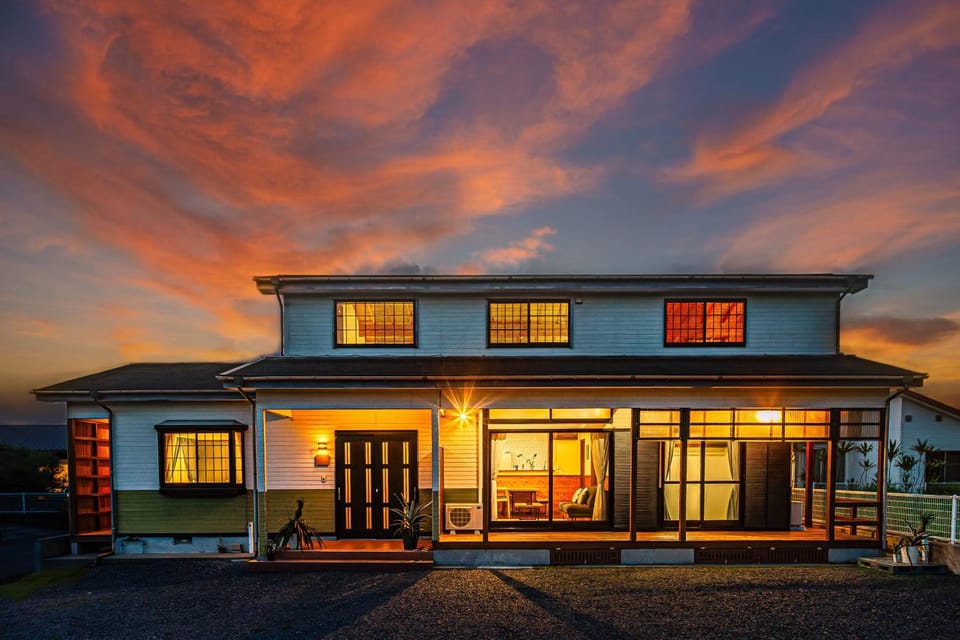 Property building, Sunset