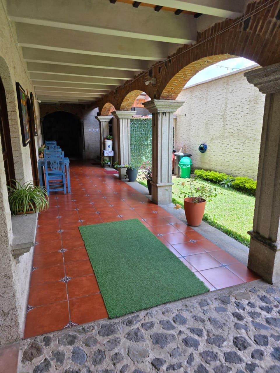 Patio, Day, Garden view