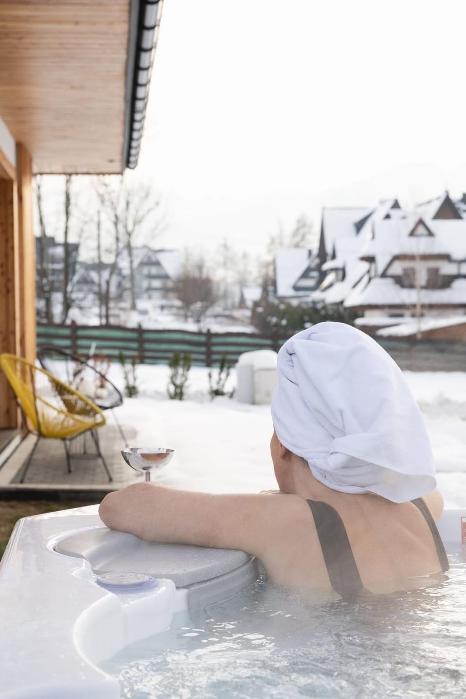 Natural landscape, Winter, Hot Tub