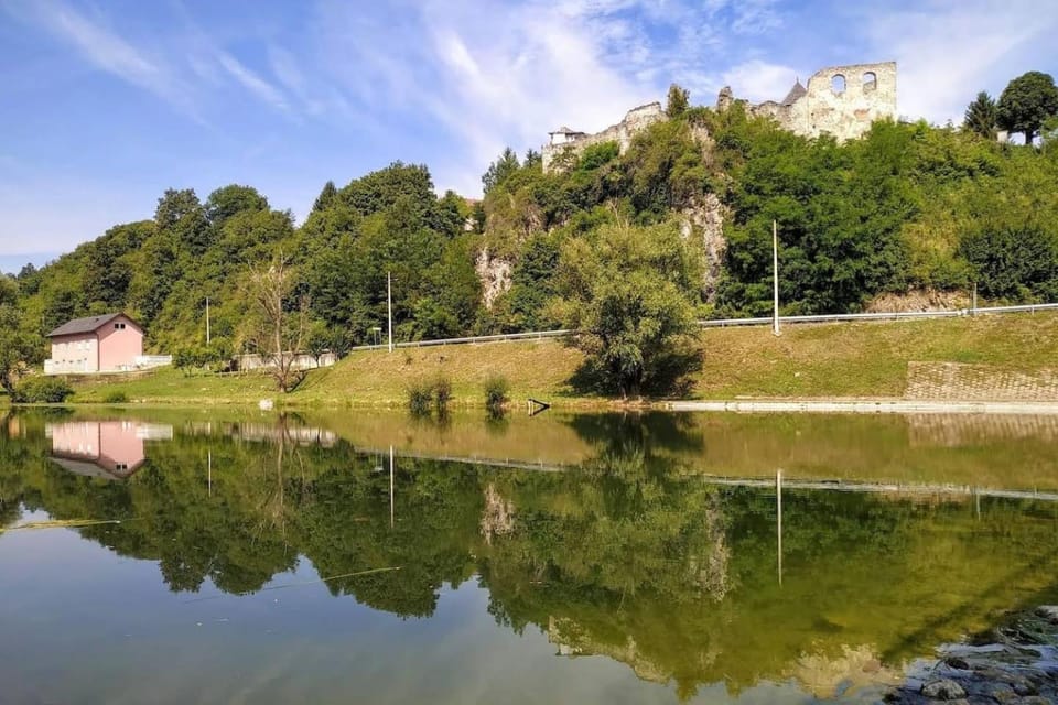 Property building, Nearby landmark, Natural landscape, River view