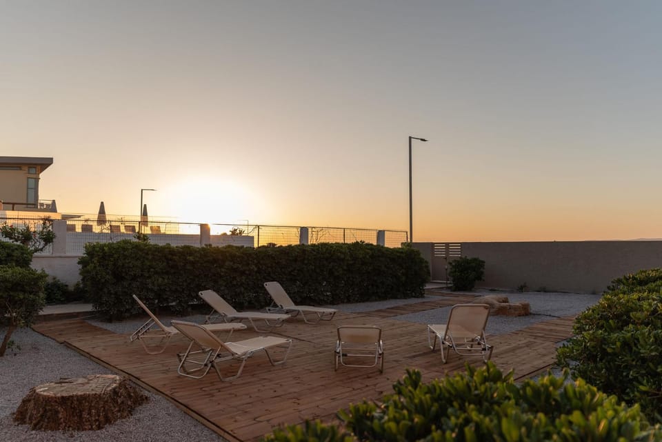 Day, Garden, Sunset, sunbed