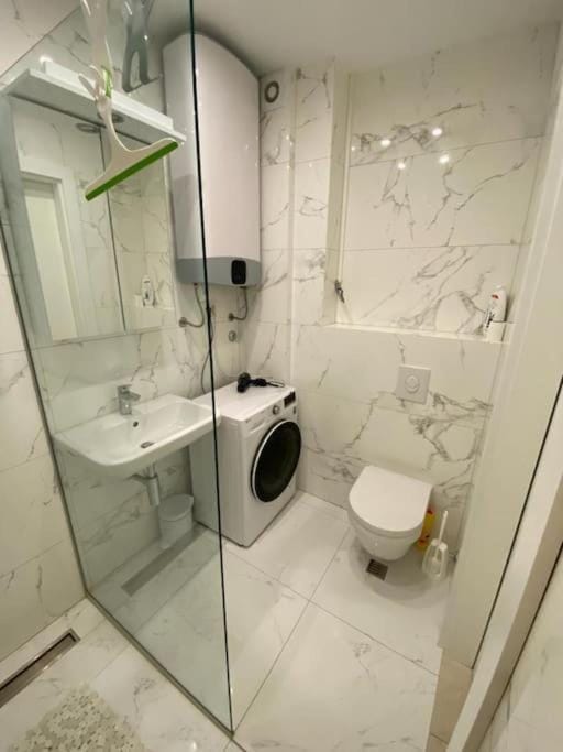 Shower, Toilet, Bathroom, washing machine