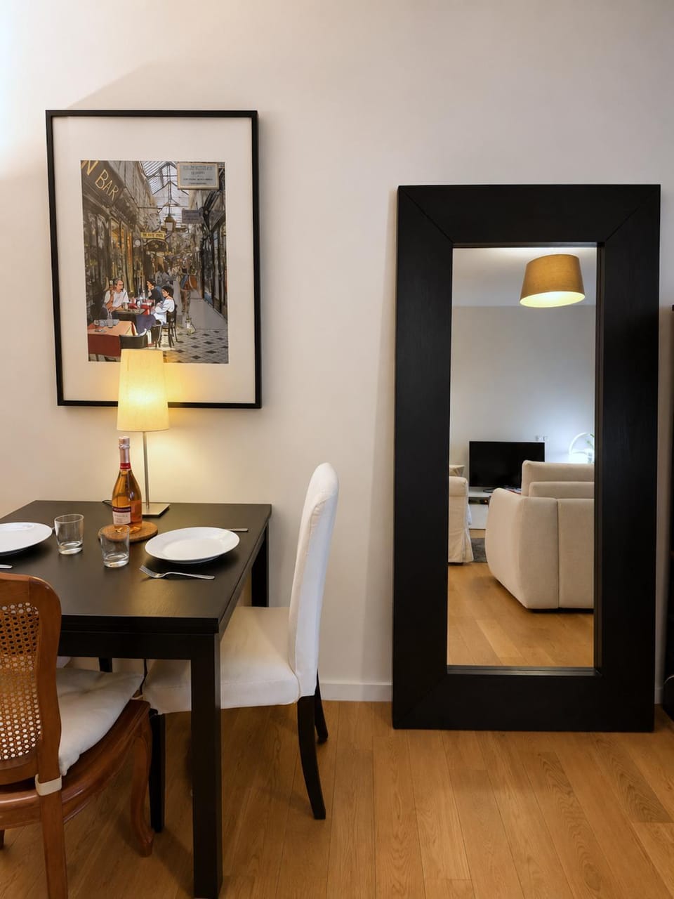 Living room, Seating area, Dining area