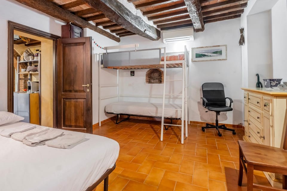 Property building, Living room, Bedroom