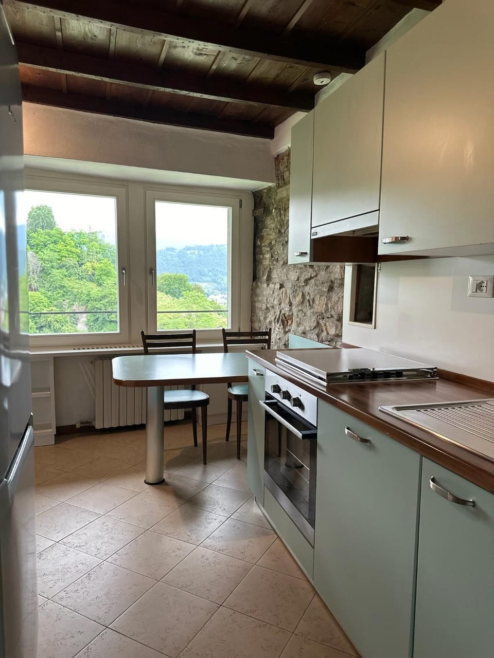 Natural landscape, Kitchen or kitchenette, Dining area, dishwasher, stove