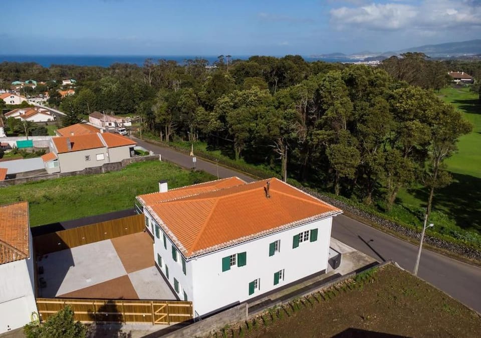 Property building, Neighbourhood, Natural landscape, Bird's eye view